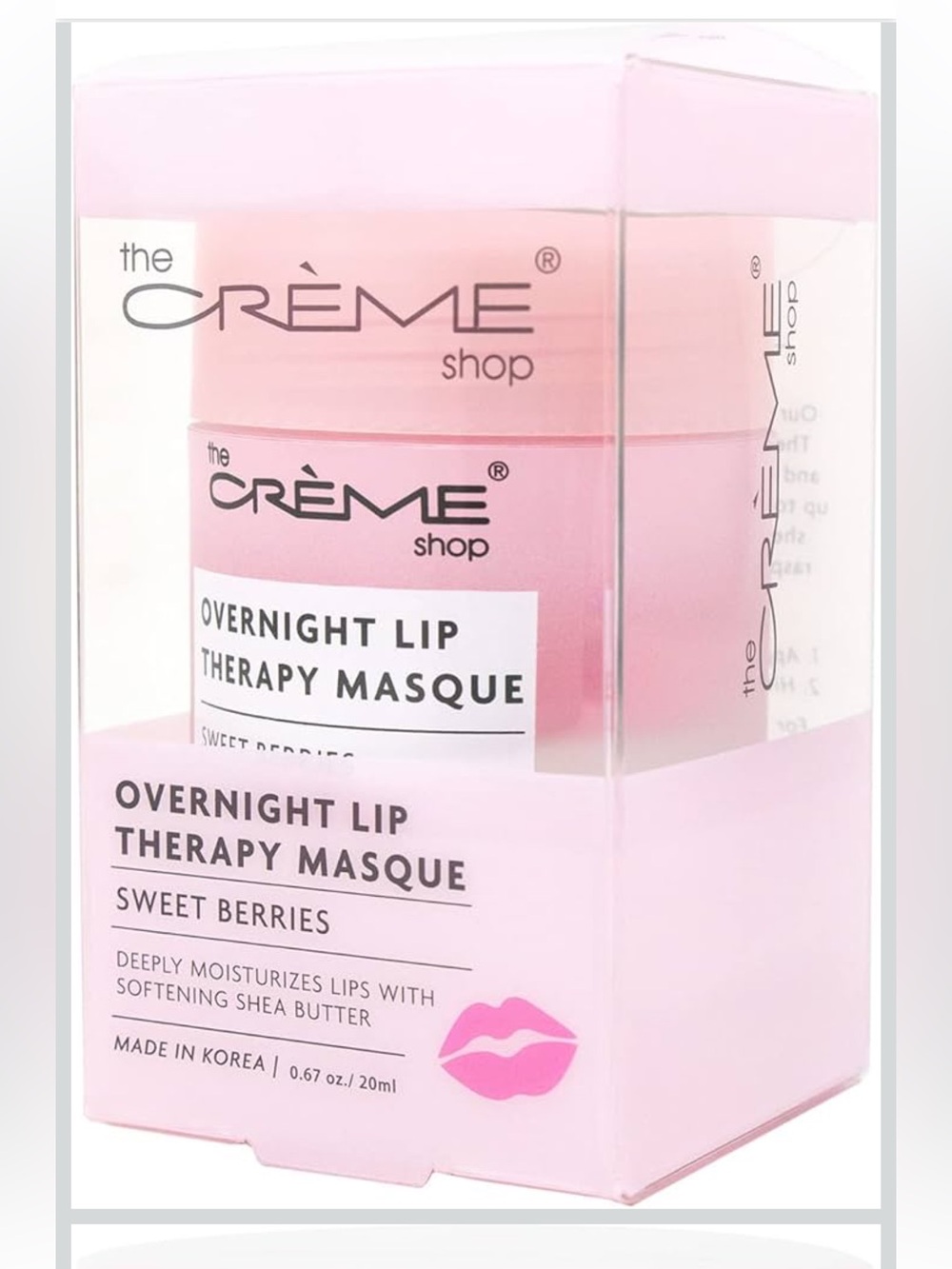 The Crème Shop Overnight Lip Therapy Masque - Korean Lip Sleeping Mask